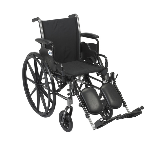 Drive Medical Cruiser III Light Weight Wheelchair - 16" Seat k316dda-elr